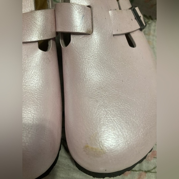 Birkenstock Boston Pearl Pink Clogs Narrow Women’s Size EU 38 US 7/7.5 - Picture 2 of 7